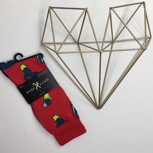 Marc Ecko Red Cactus Socks NWT